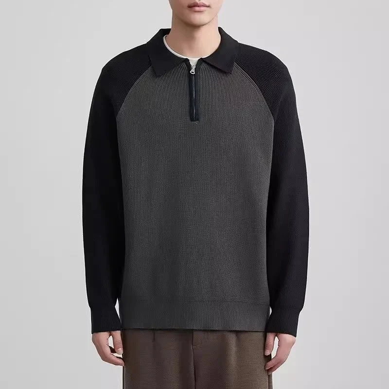 Casual Japanese-style Raglan Long-sleeve Sweater — image 4