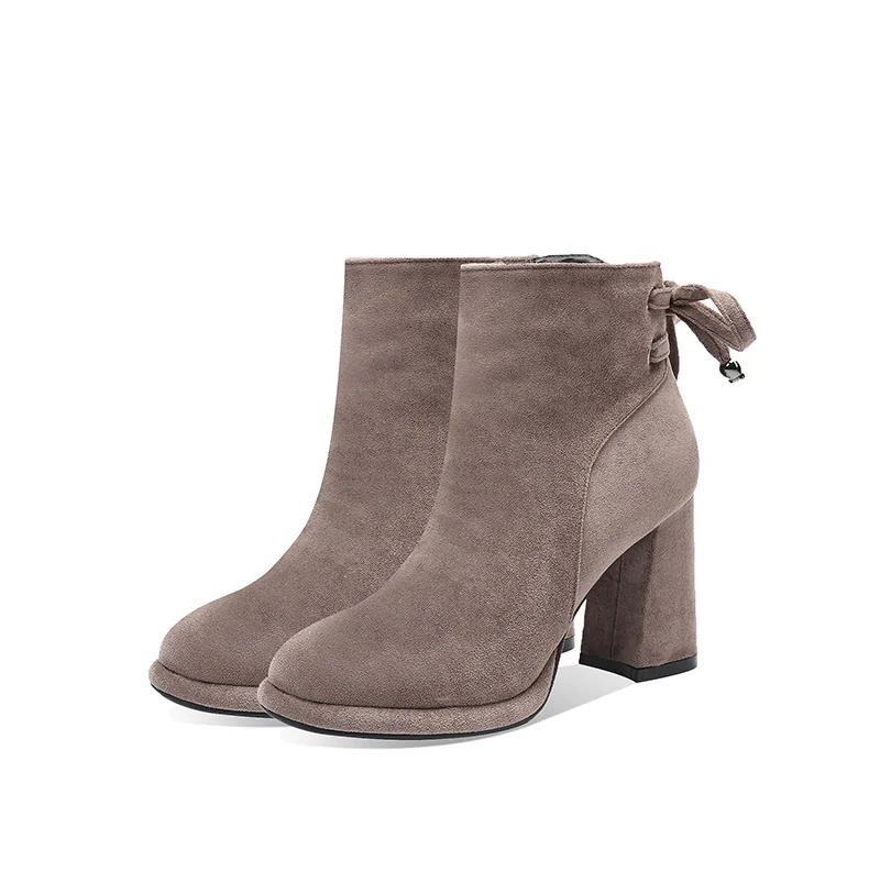 Casual Lace-up British-style Women's Boots — image 4