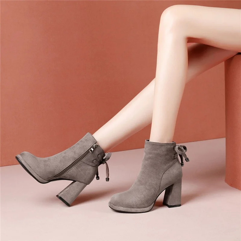 Casual Lace-up British-style Women's Boots — image 5