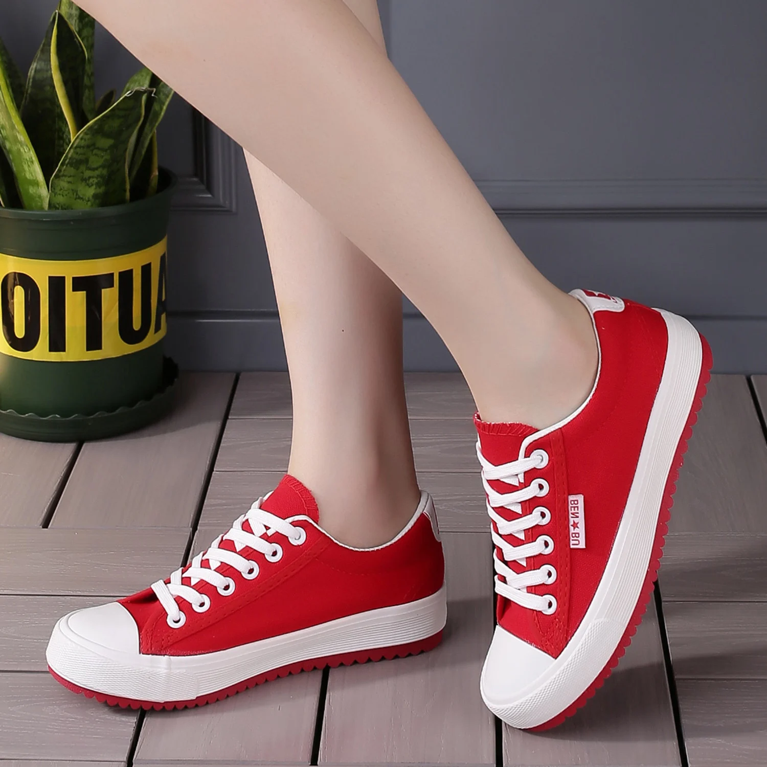 Casual Low-top Canvas Shoes, Lightweight And Flatstylish Unisex Design — image 8