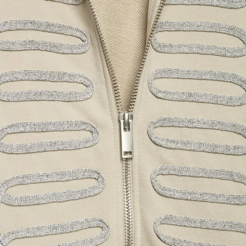 Casual Sporty, Figure-flattering, Court-style Hoodie With A Rope-tie Knot Detail — image 3