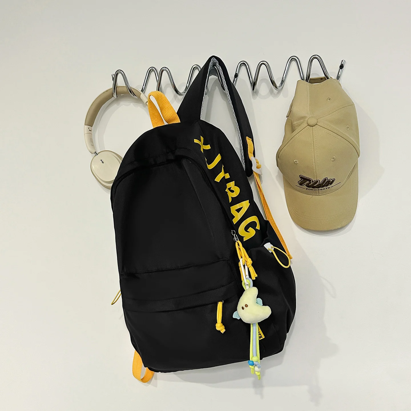 Casual Versatile Backpack With Letter Print — image 2