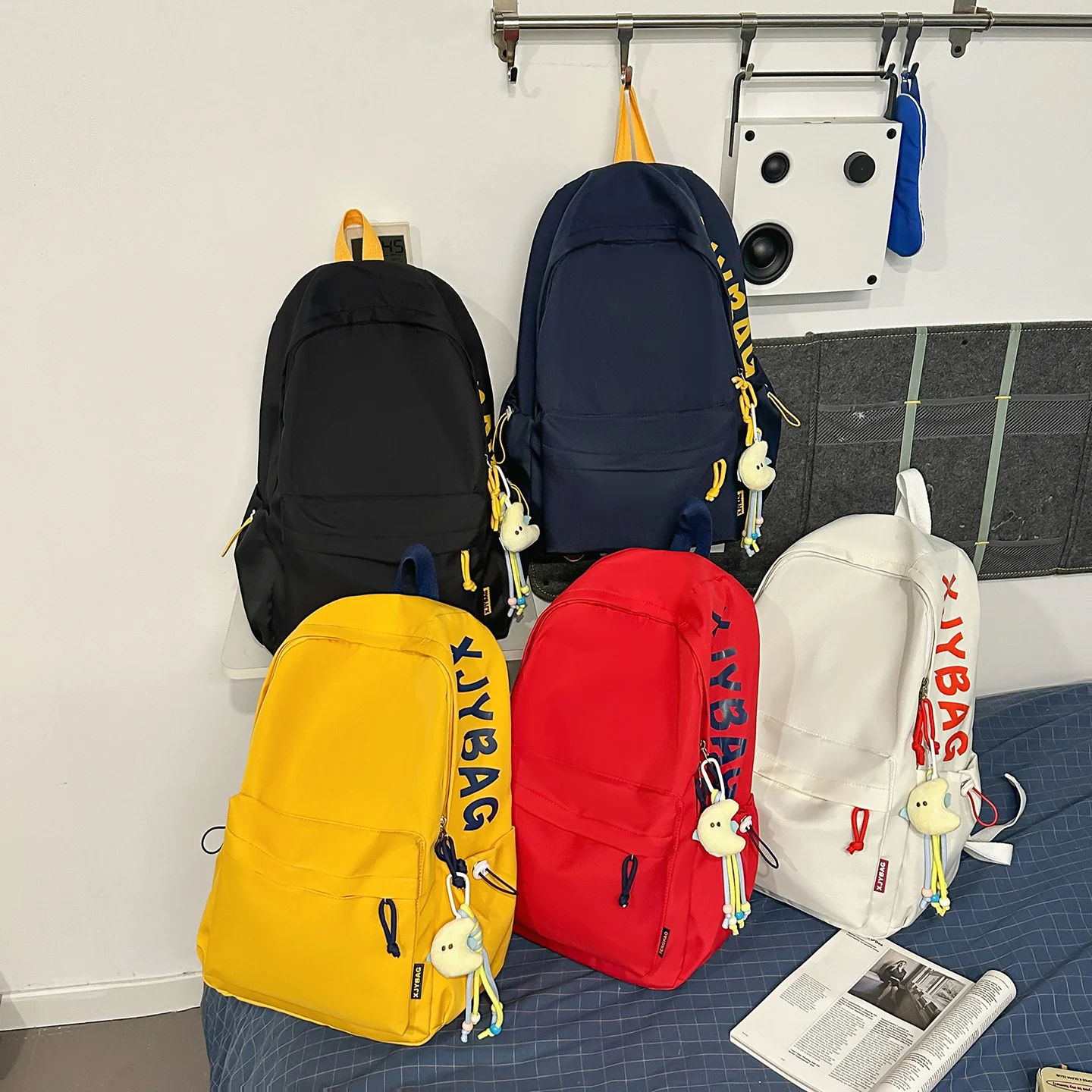 Casual Versatile Backpack With Letter Print — image 5