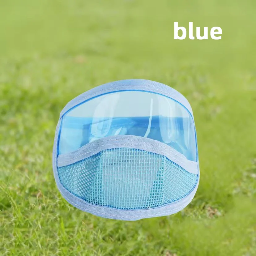 Cat Anti Bite Muzzle Transparent Breathable Mesh For Grooming Nail Trimming Bathing… — image 2
