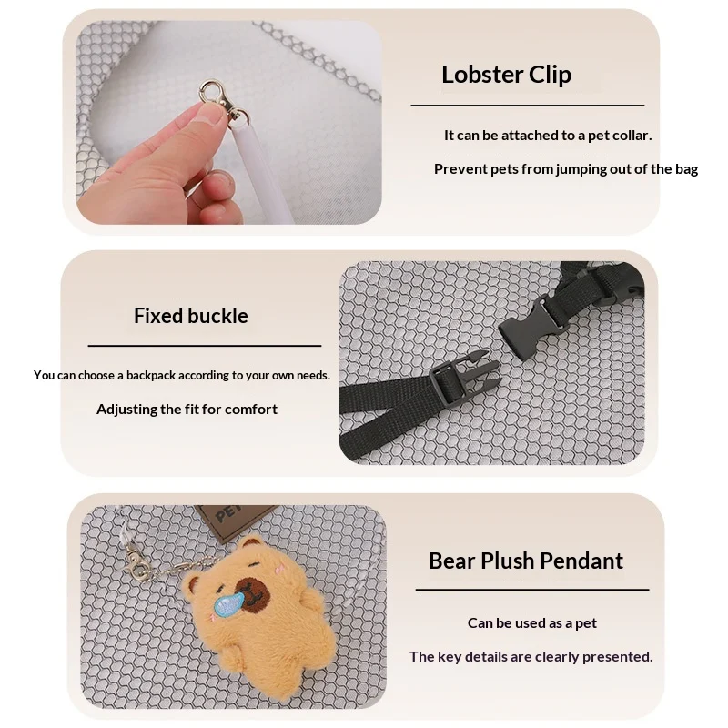 Cat Carrier Bag, Summer Breathable Portable Anti-escape Large Capacity Backpack For… — image 1
