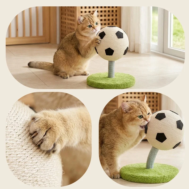 Cat Climbing Frame And Scratching Board Combo With Durable Hemp Rope,… — image 4