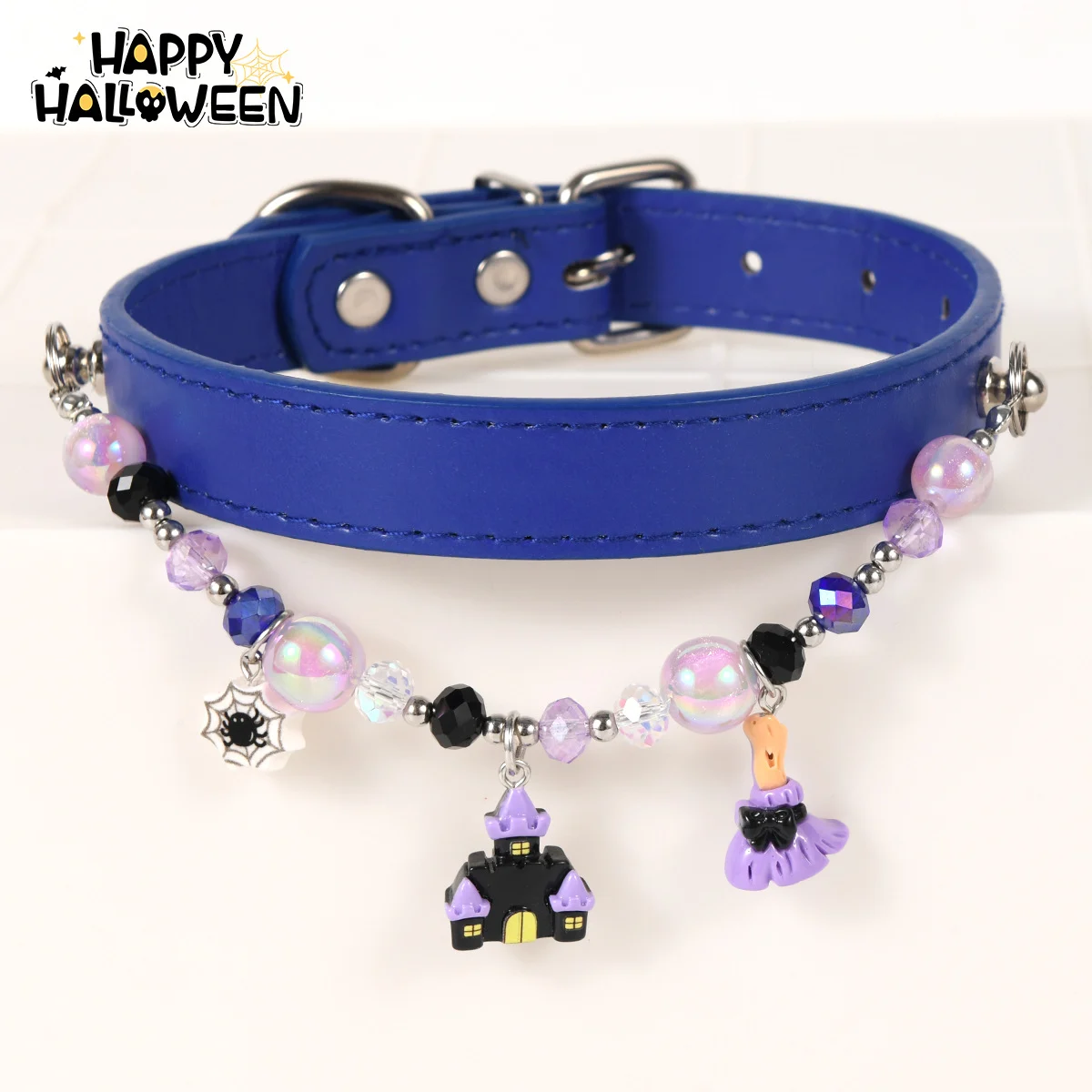 Cat Collar Niche Accessory Halloween Necklace With Beaded Embellishments — image 8