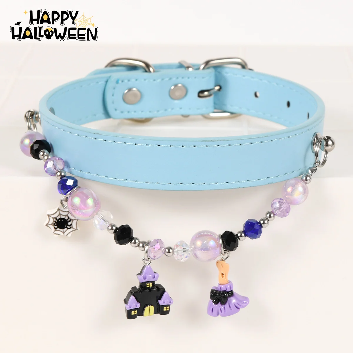 Cat Collar Niche Accessory Halloween Necklace With Beaded Embellishments — image 12