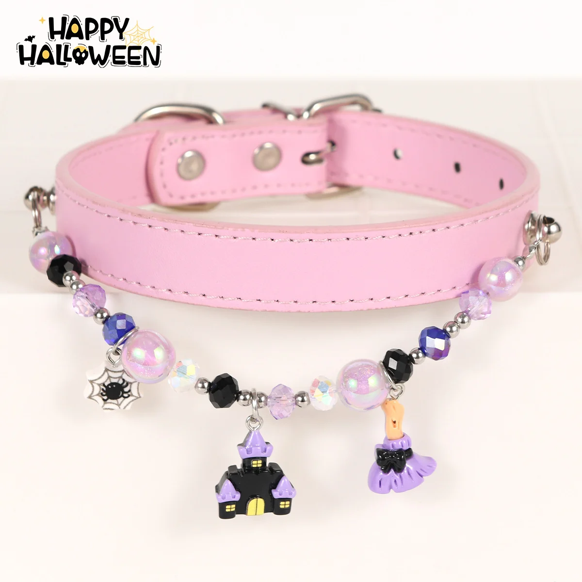 Cat Collar Niche Accessory Halloween Necklace With Beaded Embellishments — image 11
