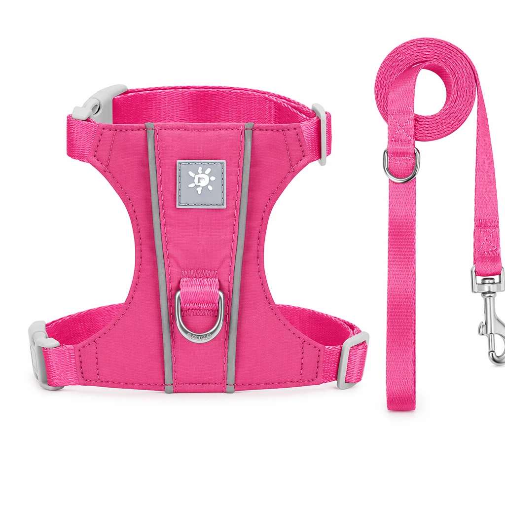 Cat Harness And Leash Set With Reflective Strips, Escape Proof Adjustable Vest,… — variant image