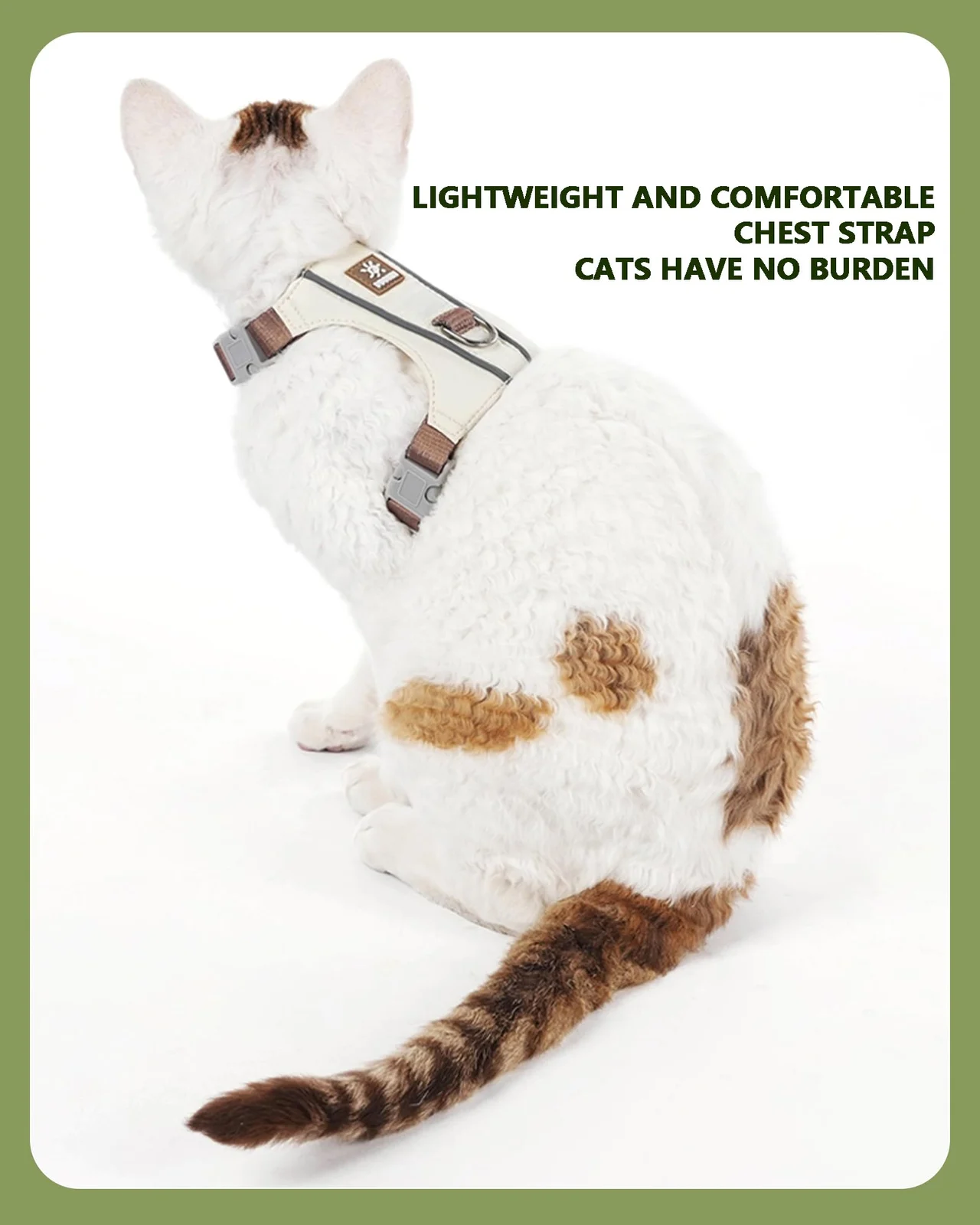 Cat Harness And Leash Set With Reflective Strips, Escape Proof Adjustable Vest,… — image 7
