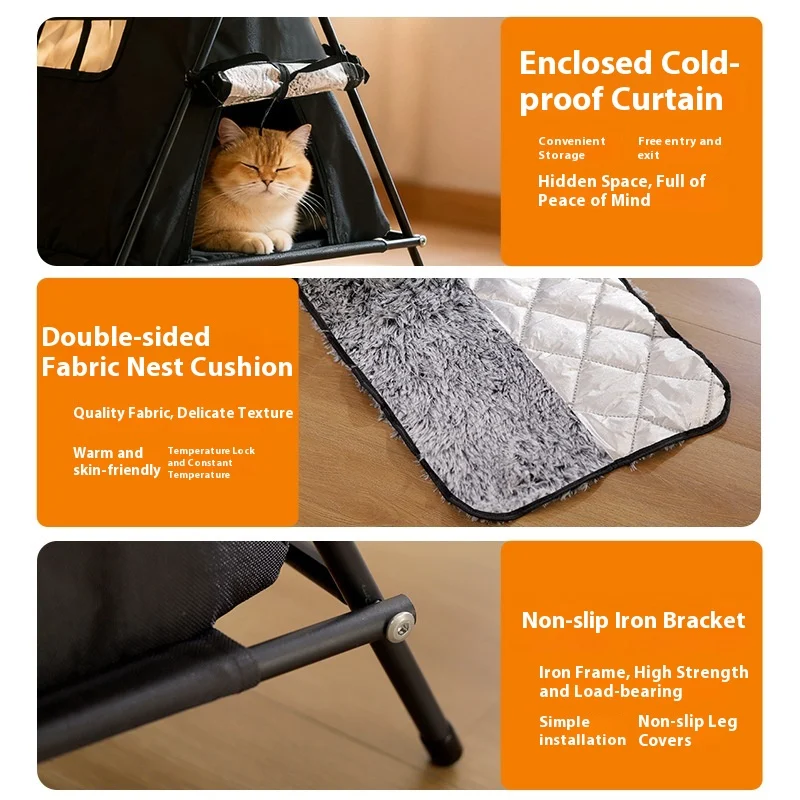 Cat Nest Winter Warm Outdoor Four Seasons Universal Long-lasting Lock Temperature — image 6