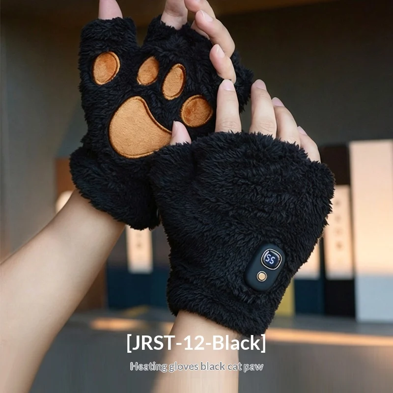 Cat-paw Hand Warmer Heated Fingered Gloves — image 7