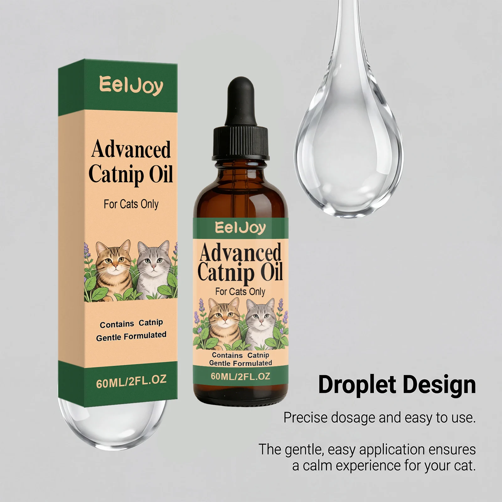 Cat Peppermint Oil Drops Gentle Formula For Comfort And Care, Helping To Regulate Your… — image 2