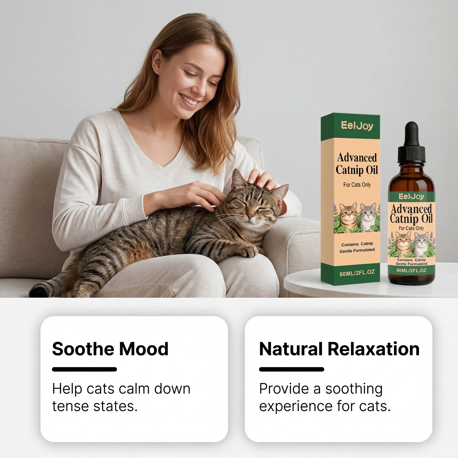 Cat Peppermint Oil Drops Gentle Formula For Comfort And Care, Helping To Regulate Your… — image 5