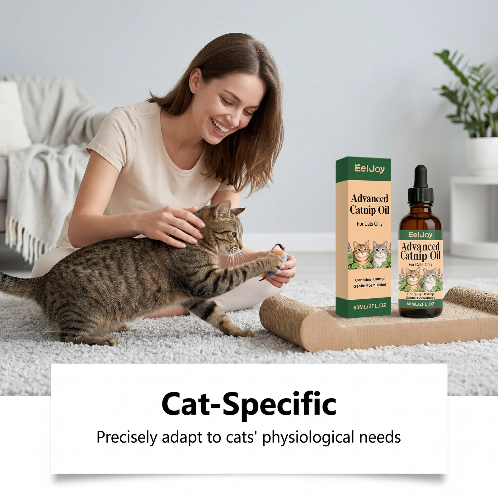 Cat Peppermint Oil Drops Gentle Formula For Comfort And Care, Helping To Regulate Your… — image 3