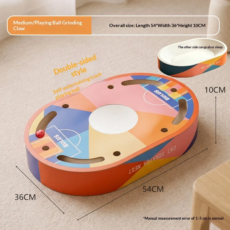 Cat Scratcher And Bed Combo, White Cardboard, Highly Durable With Minimal Shedding,… — image 4