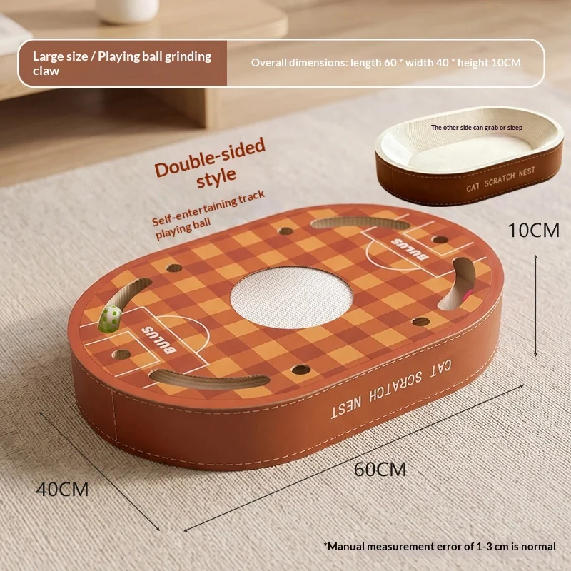 Cat Scratcher And Bed Combo, White Cardboard, Highly Durable With Minimal Shedding,… — image 8