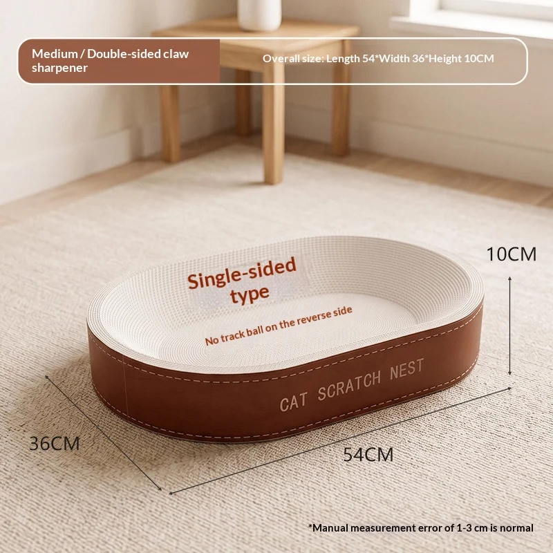 Cat Scratcher And Bed Combo, White Cardboard, Highly Durable With Minimal Shedding,… — image 9