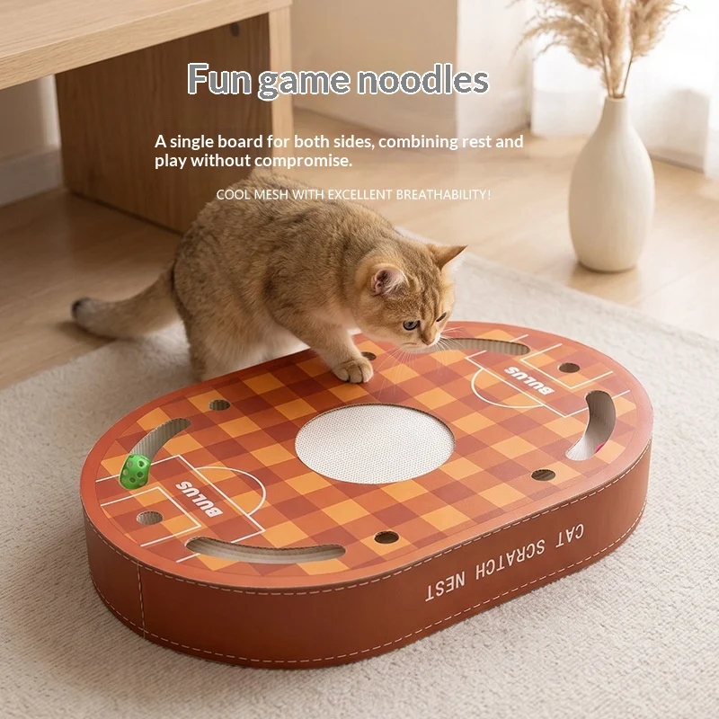Cat Scratcher And Bed Combo, White Cardboard, Highly Durable With Minimal Shedding,… — image 6
