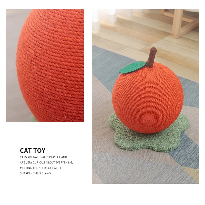 Cat Scratching Board Hemp Rope Ball Oversized Claw Grinding Scratch-resistant… — image 3