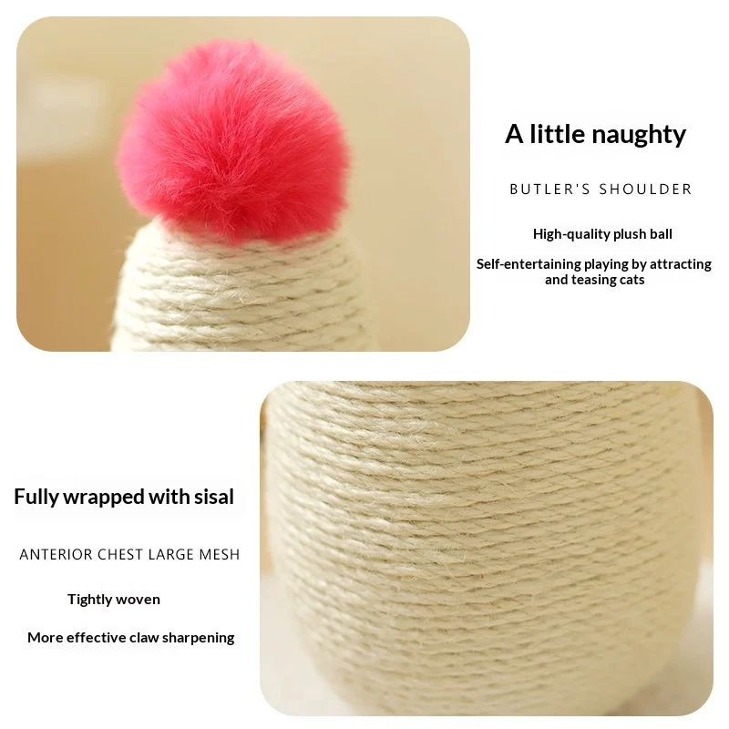 Cat Scratching Board, Vertical, Durable, Not Easy To Shed, Hemp Rope Post,… — image 12