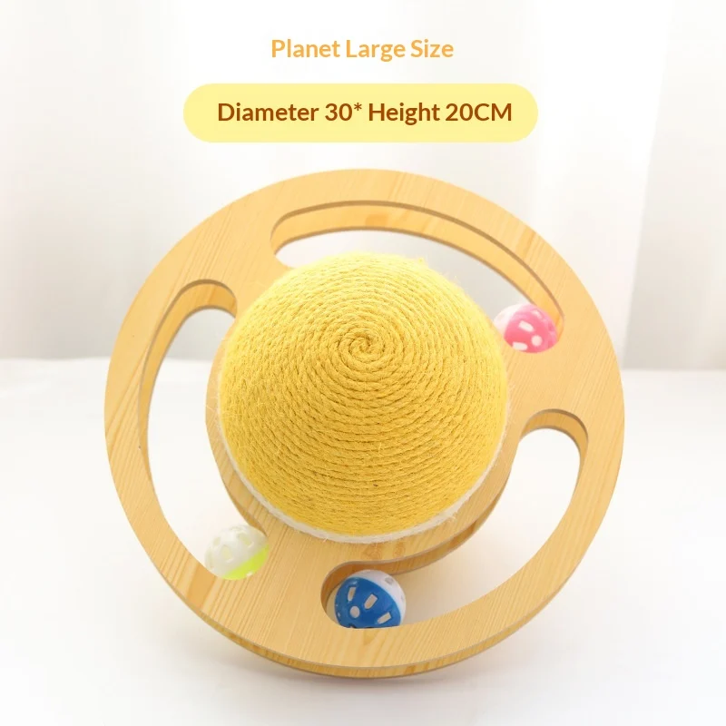 Cat Toy Scratching Ball That Doesn't Shed Easily, Spinning Bell Ball,… — image 7