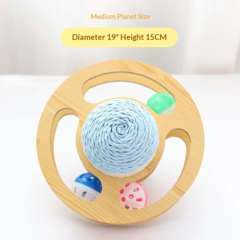 Cat Toy Scratching Ball That Doesn't Shed Easily, Spinning Bell Ball,… — image 3