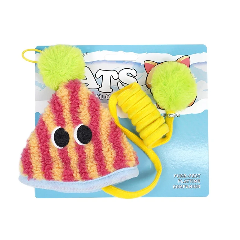 Cat Toy Swing Door-mounted Fuzzy Ball Elastic Cord — image 7