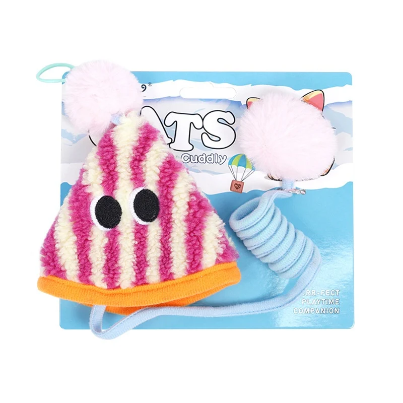Cat Toy Swing Door-mounted Fuzzy Ball Elastic Cord — image 5
