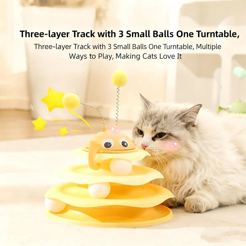 Cat Toys, Little Bees, Unbreakable Dolls, Turntable Balls, Kittens, Self-entertainment… — image 5