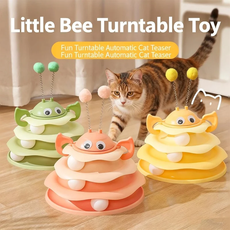 Cat Toys, Little Bees, Unbreakable Dolls, Turntable Balls, Kittens, Self-entertainment… — image 3