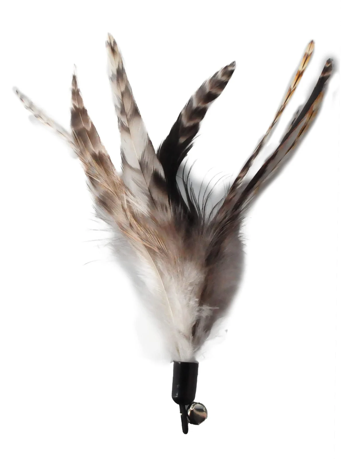 Cat Toys - No Chemical Dyeing Feather For Indoor Cats Include Wand And Natural Refills — image 5