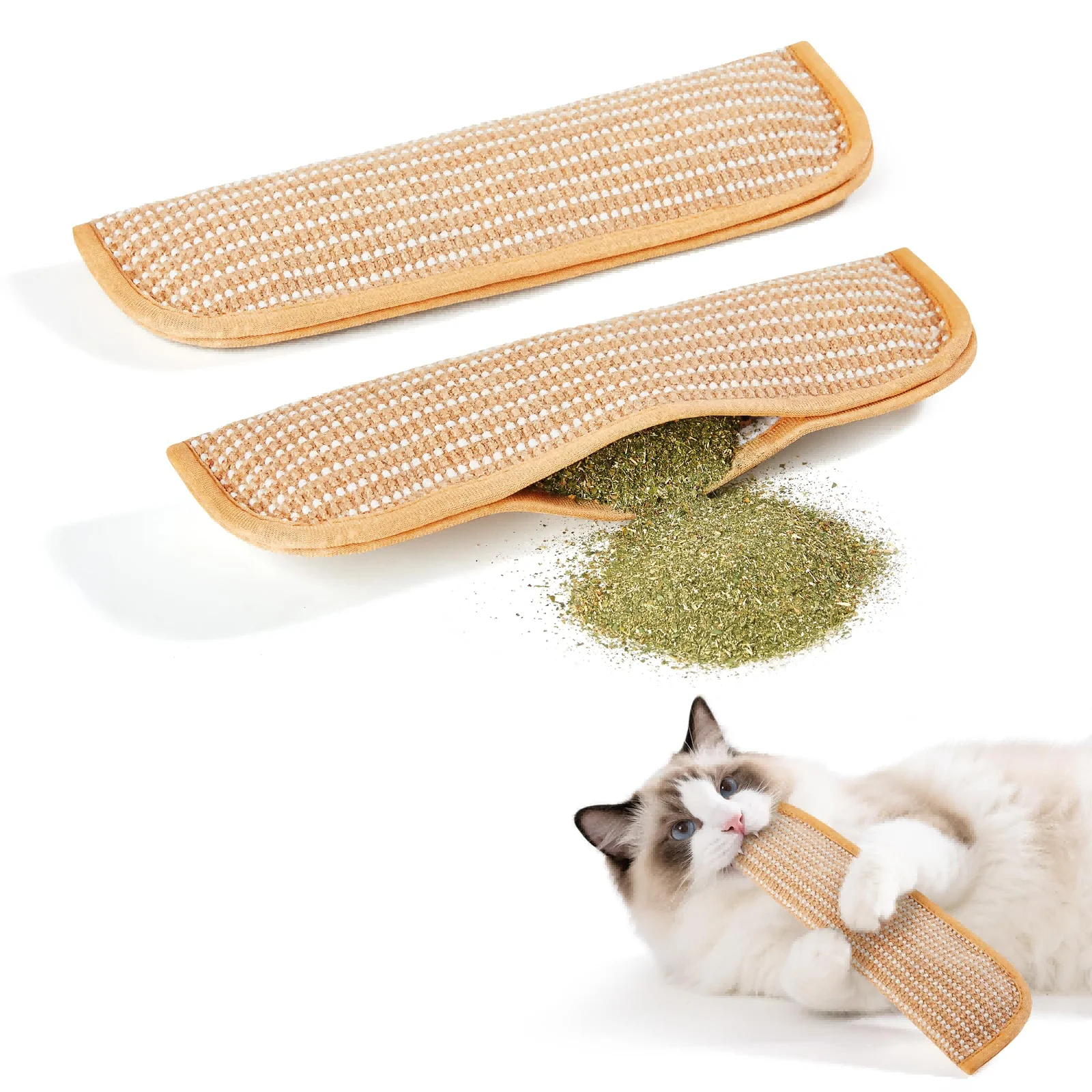 Cat Toys Pack Of 2 With Organic Catnip, Sisal Material Indoor Kitten Scratching And… — image 5