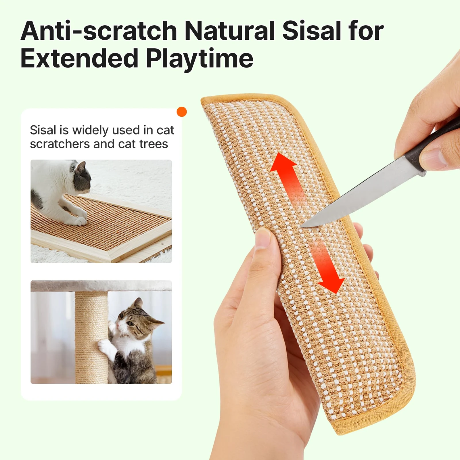 Cat Toys Pack Of 2 With Organic Catnip, Sisal Material Indoor Kitten Scratching And… — image 6
