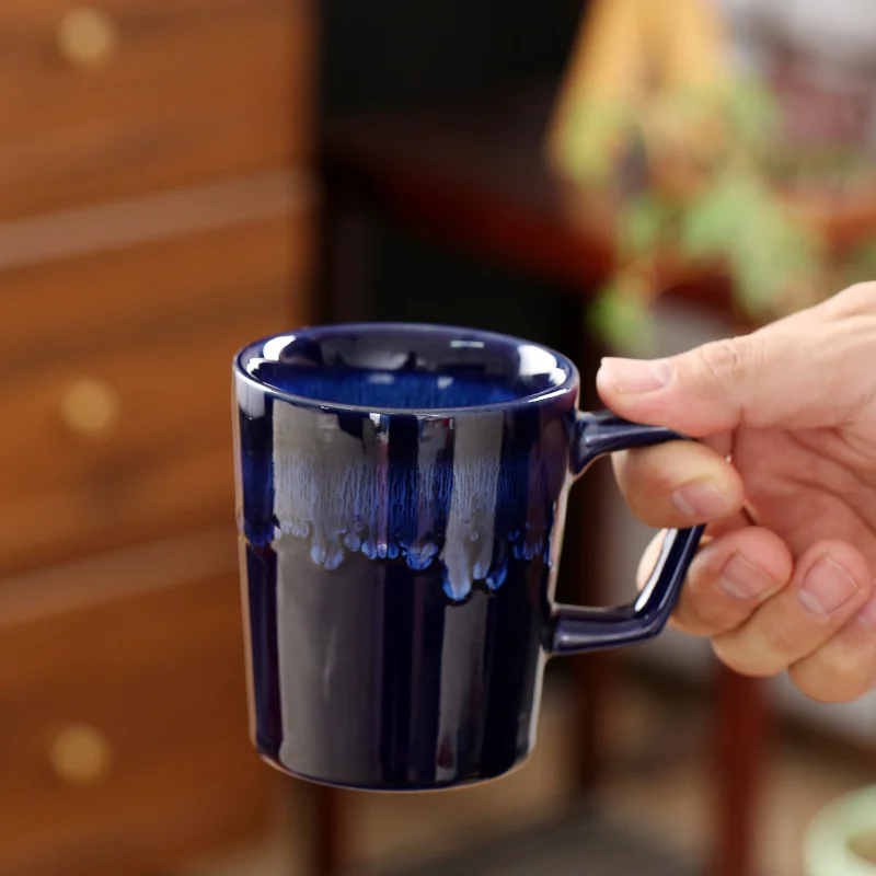 Ceramic Coffee Cup 300 Ml Kilnflowing Glaze Mug Drinking — image 11