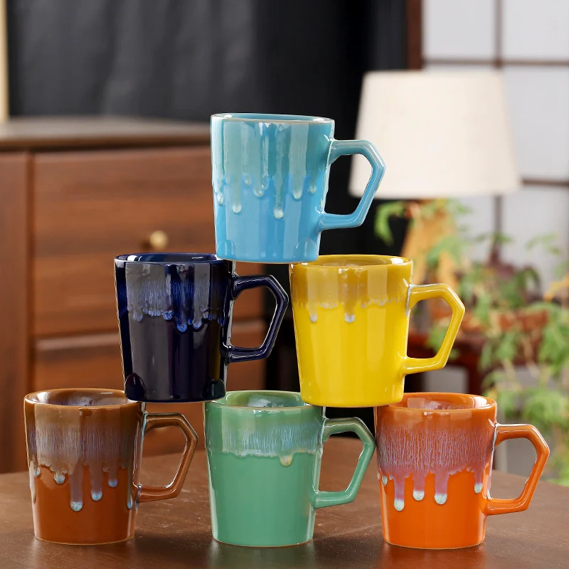 Ceramic Coffee Cup 300 Ml Kilnflowing Glaze Mug Drinking — image 8
