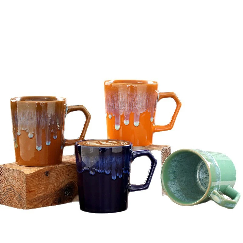 Ceramic Coffee Cup 300 Ml Kilnflowing Glaze Mug Drinking — image 6