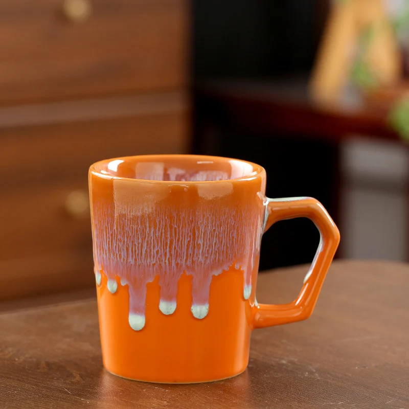 Ceramic Coffee Cup 300 Ml Kilnflowing Glaze Mug Drinking — image 7