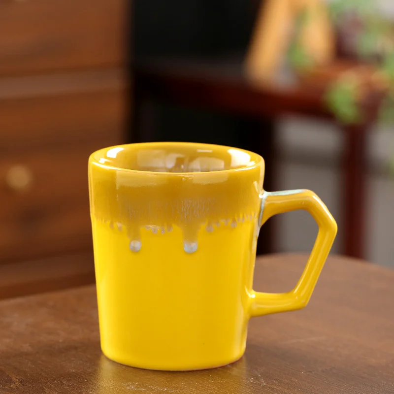 Ceramic Coffee Cup 300 Ml Kilnflowing Glaze Mug Drinking — image 2