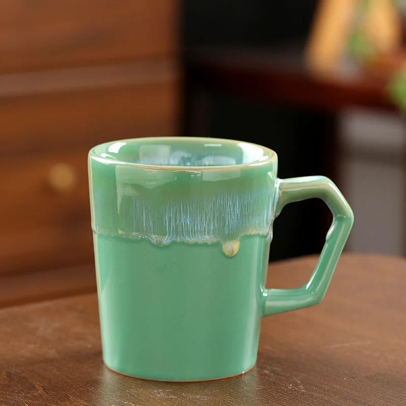 Ceramic Coffee Cup 300 Ml Kilnflowing Glaze Mug Drinking — image 10