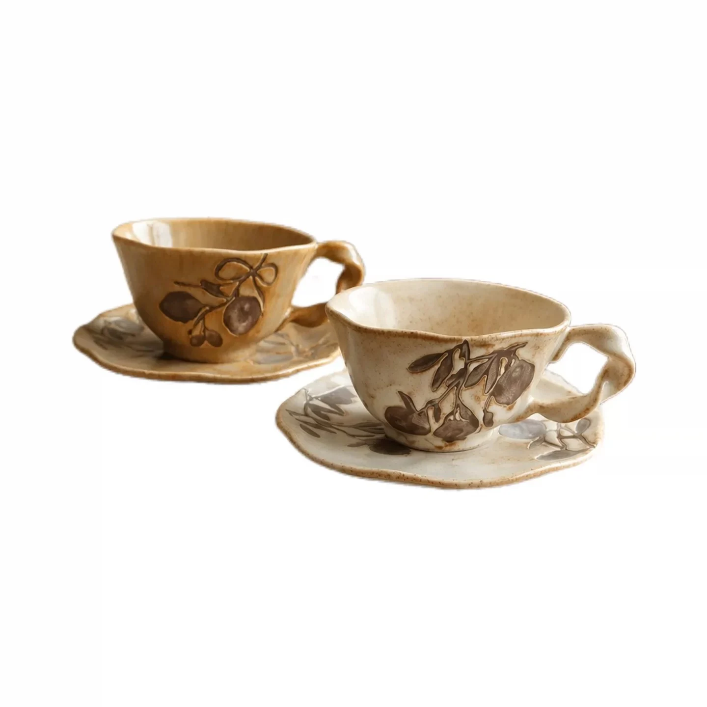 Ceramic Coffee Cup Set With Kiln Underglaze Colors — image 3