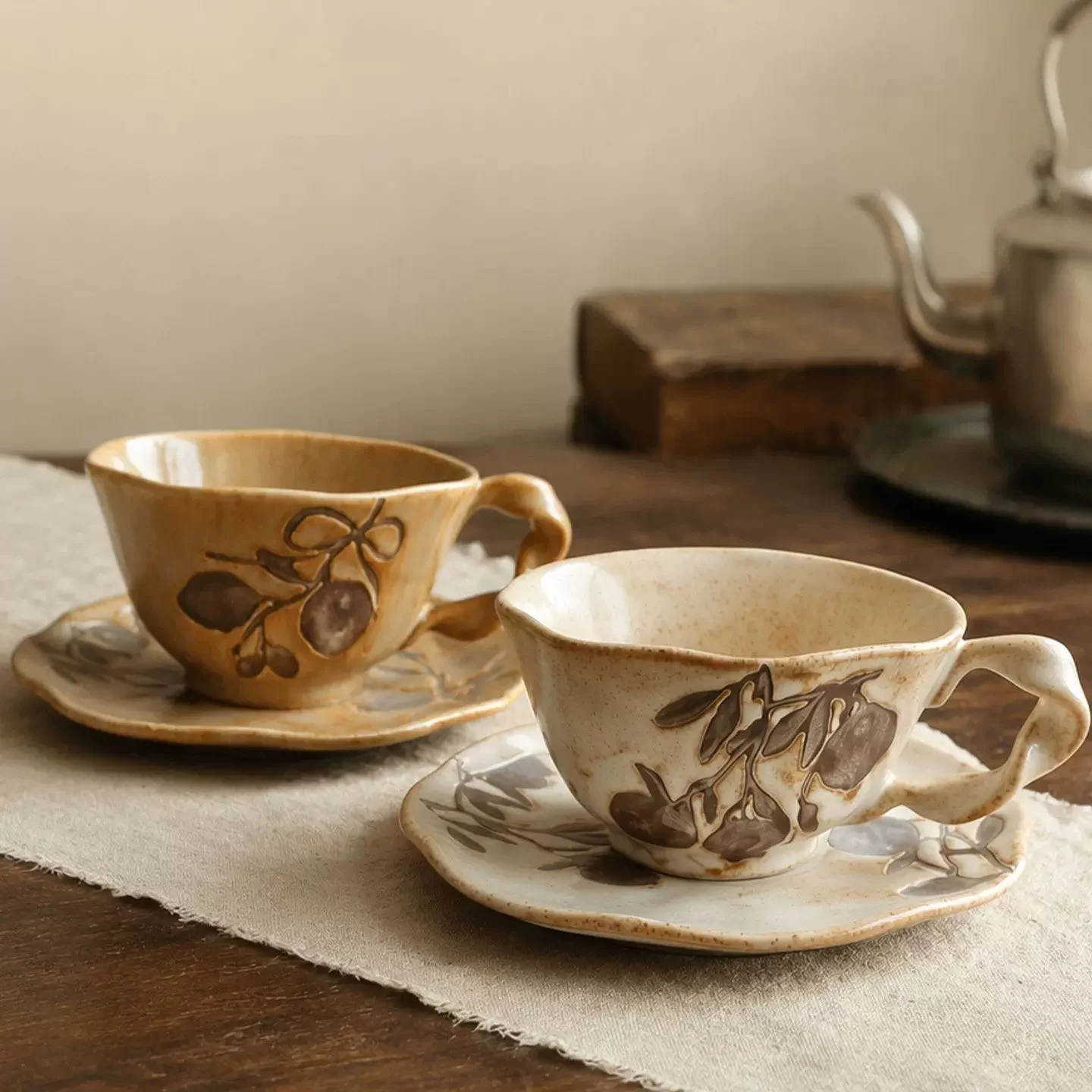 Ceramic Coffee Cup Set With Kiln Underglaze Colors — image 7