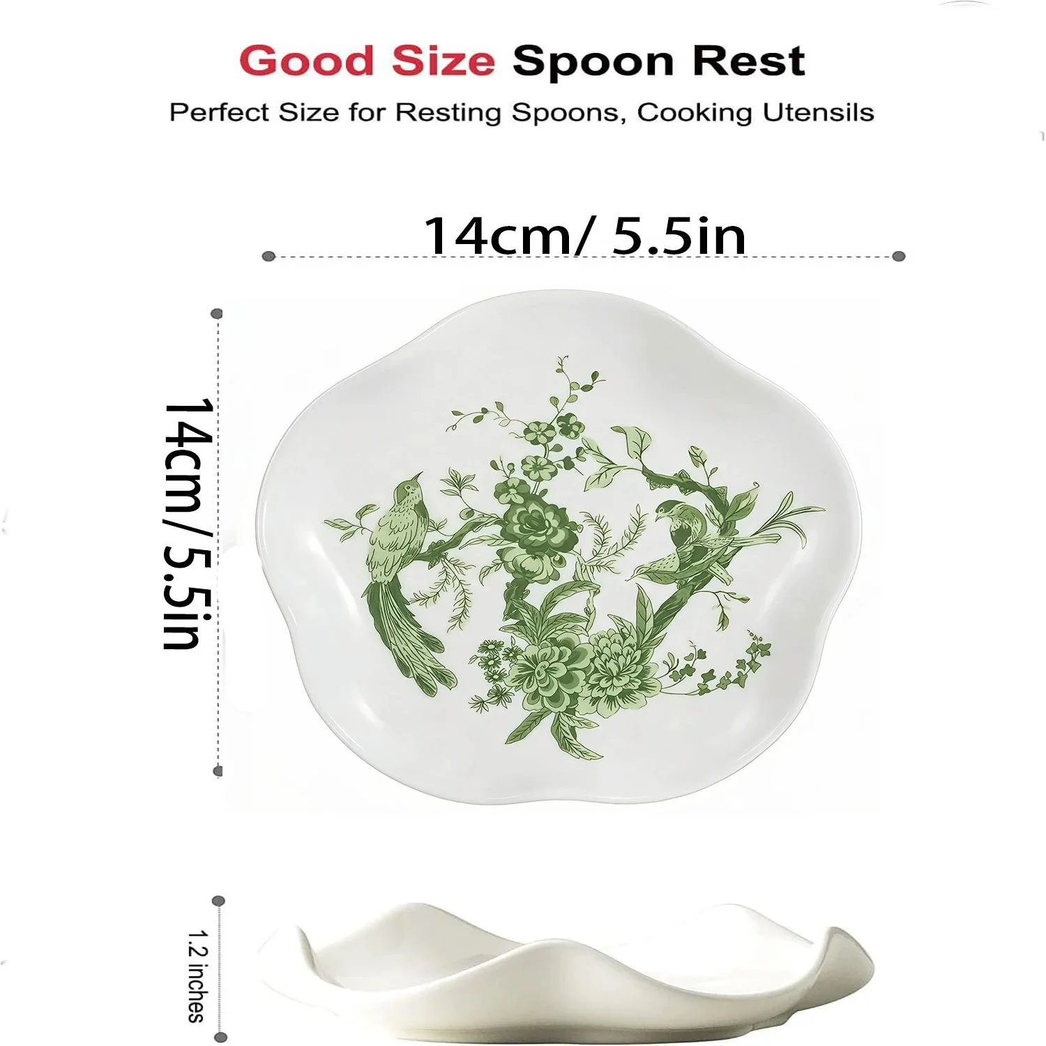 Ceramic Spoon Holder Multi-purpose Storage Tray — image 7