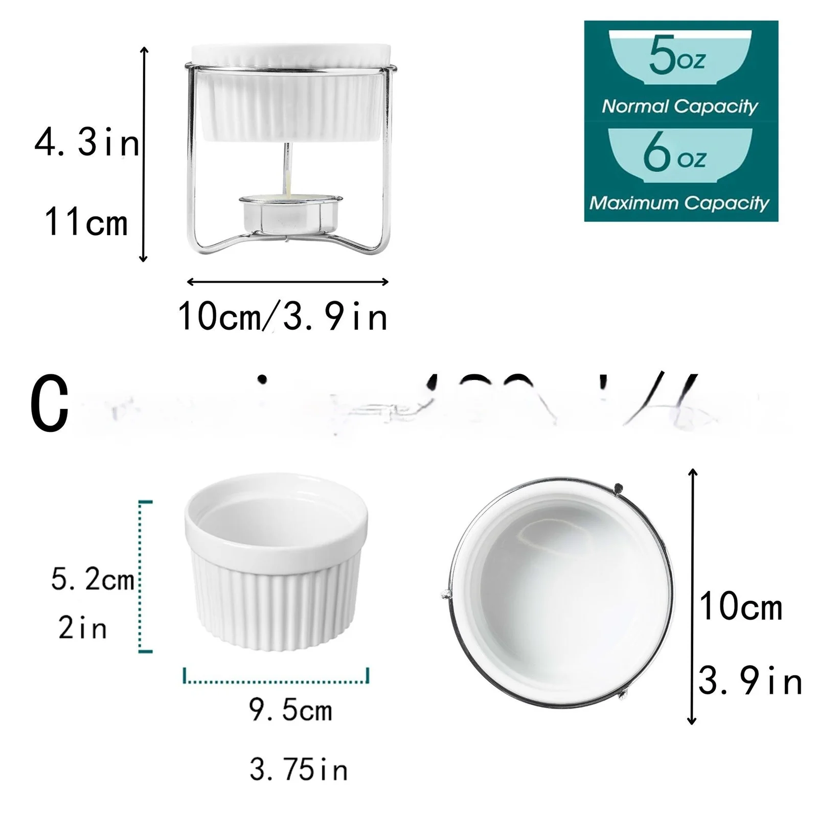 Ceramic Spoon Holder Multi-purpose Storage Tray — image 8