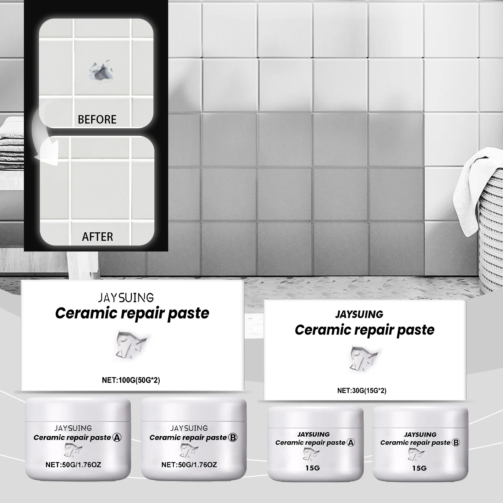 Ceramic Tile Repair Agent Warehouse Single Bottle Inventory Is Out, New Label Paper… — image 3