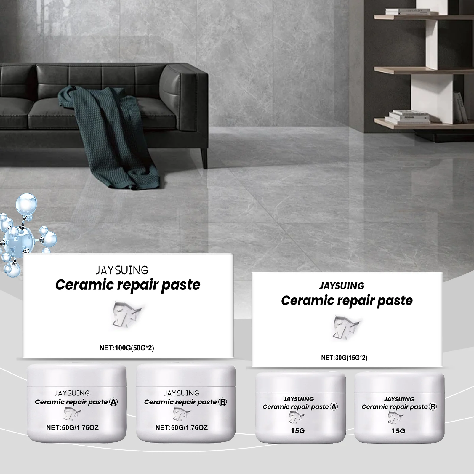 Ceramic Tile Repair Agent Warehouse Single Bottle Inventory Is Out, New Label Paper… — image 2