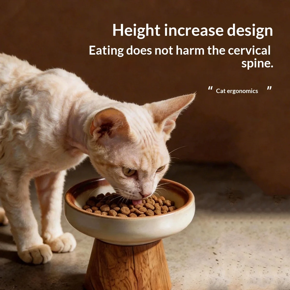 Ceramic Wide-mouth Cat Food Dish Dog Bowl — image 8