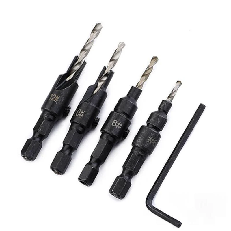 Chamfer-adjustable Titanium-coated Drill Bit — image 7