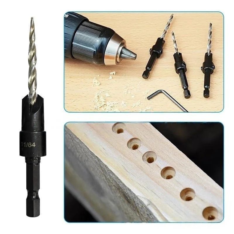 Chamfer-adjustable Titanium-coated Drill Bit — image 6
